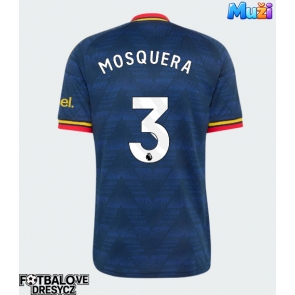 Arsenal Cristhian Mosquera #3 Venkovní Dres 2026-27 Krátký Rukáv Arsenal Cristhian Mosquera #3 Venkovní Dres 2026-27 Krátký Rukáv